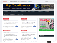 Tablet Screenshot of nigerdeltanews.com